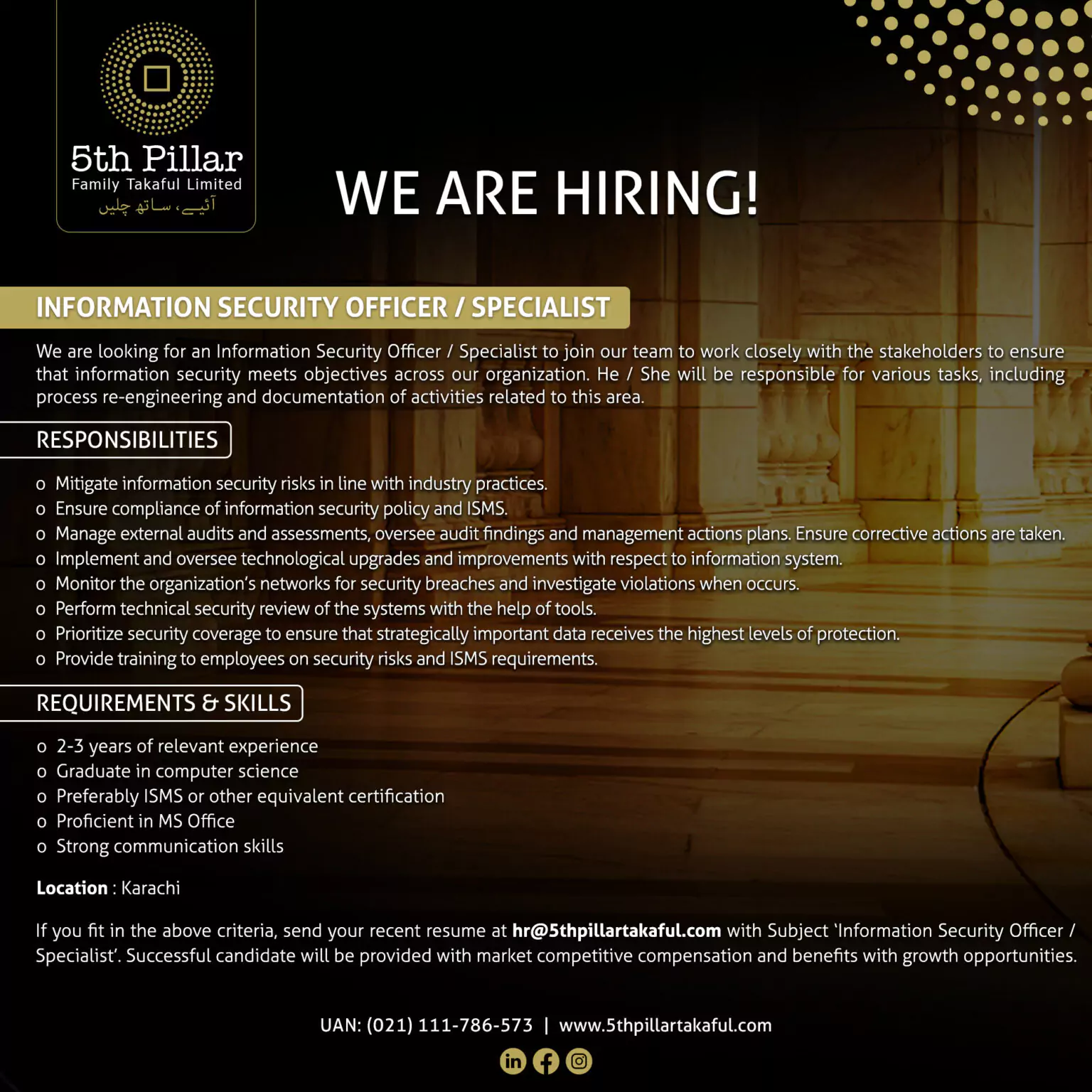 Information Security Officer / Specialist